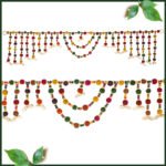 Mahadeva Mahakal Rudraksha Toran – Spiritual Door Hanging for Positive Energy & Decoration Handmade Toran for Entrance Door (महादेव महाकाल रुद्राक्ष तोरण)