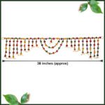 Mahadeva Mahakal Rudraksha Toran – Spiritual Door Hanging for Positive Energy & Decoration Handmade Toran for Entrance Door (महादेव महाकाल रुद्राक्ष तोरण) - Image 3