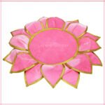 Decorative Lotus Kamal Aasan कमळ आसन for Home Temple | Sacred Pooja Velvet Cloth for Deity Idols – Navratri & Margashirsha Special (गृह मंदिरासाठी सजावटीचे कमळ आसन) - Image 2
