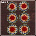 Velvet Designer Aasan Pooja Cloth Mat Mandir Temple Home Office Base ChowkiPooja Aasan for Mandir Home Temple Idol Placement | Velvet Designer Puja Altar Cloth Mat Home Office Base Chowki | Festivals & Daily Rituals (3*3 Asan) (मखमली डिझायनर आसन पूजा कापड मंदिर होम ऑफिस बेस चौकीपूजा आसन मंदिर गृह मंदिरासाठी) - Image 4