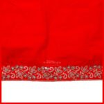 Aasan Velvet baithak Assan Big Large Plain Velvet Pooja Aasan Cloth for Puja Table use (2 Meter) (मखमली पूजा आसन) - Image 2