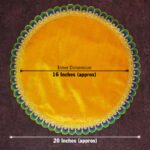 Pooja Velvet Aasan/Asan for Puja and Mandir Puja Altar Cloth |Puja Aasan Mat for Prayers - Handmade Decorative Pooja Mat Premium Kapda/Cloth for Mandir, Puja Chowki Mat, Puja Table & Temple | Fine Fabric (20x20 inch) ( Set OF 2) (पूजा मखमली आसन/पूजेसाठी आसन) - Image 7