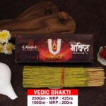 Vedic Bhakti Premium Agarbatti – Divine Incense Sticks for Daily Puja, Meditation & Home Worship  (वैदिक भक्ती)